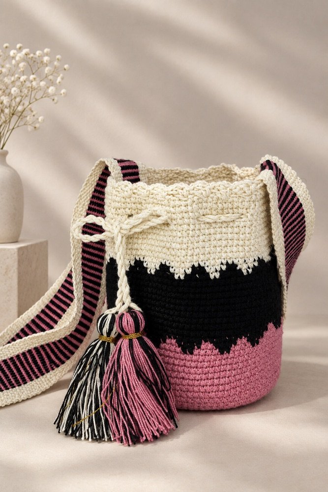 Mochila mini a crochet
